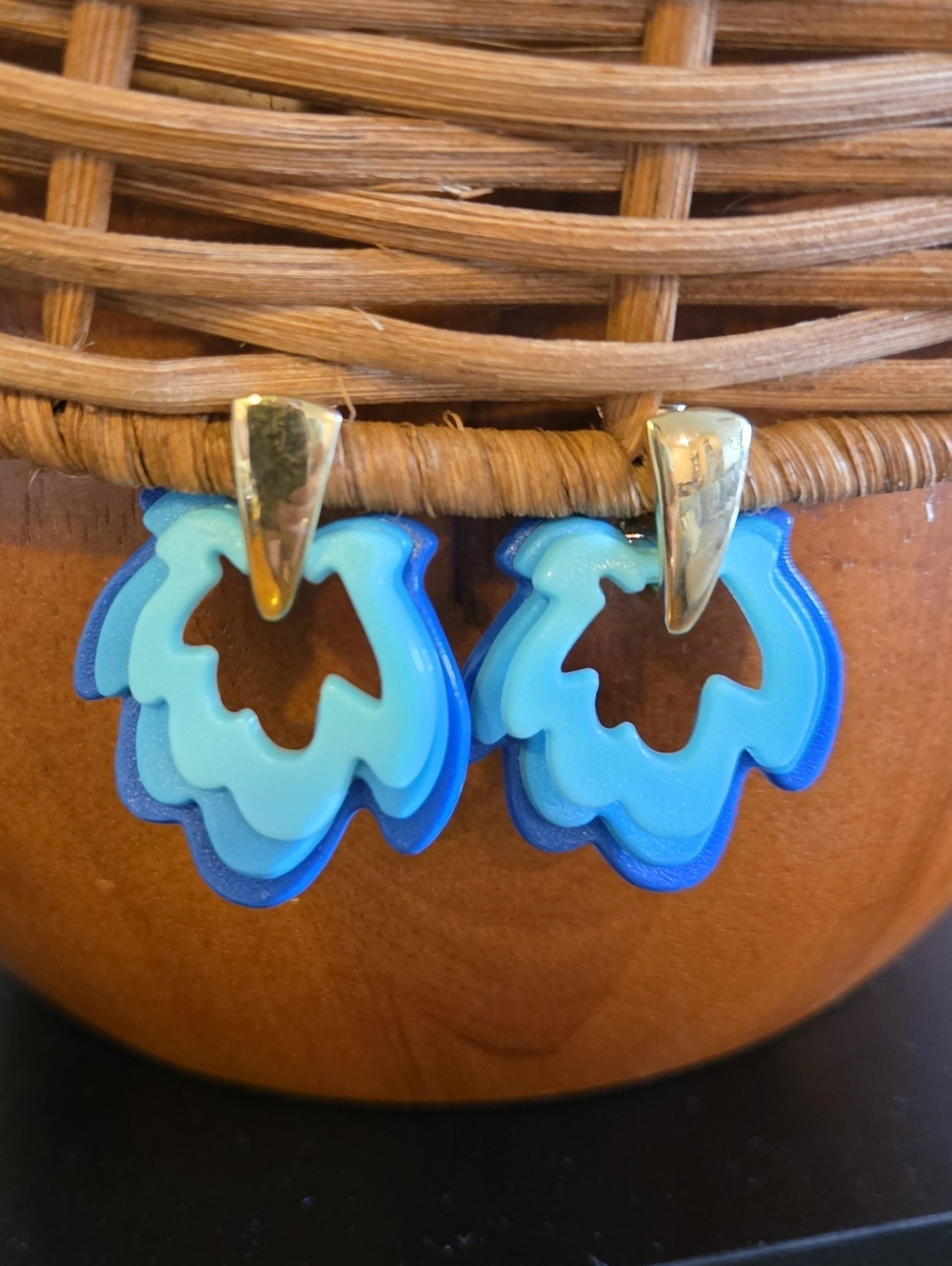 Vintage Flight of Color Convertible Clip-on Earrings